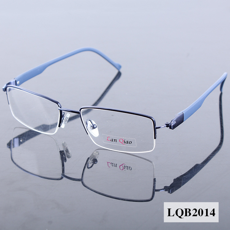 廠傢批發超輕眼鏡半框B鈦時尚商務眼鏡個性女士平光眼鏡架工廠,批發,進口,代購