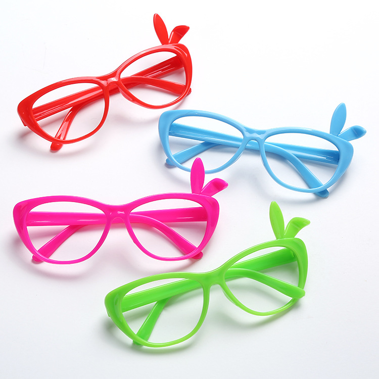 廠傢直銷新款兒童卡通眼鏡框 時尚框架眼鏡 兔耳朵眼鏡2元批發工廠,批發,進口,代購