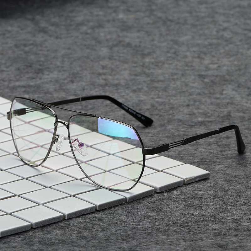 金屬框平光鏡 潮流復古眼鏡框 新款大框裝飾眼鏡批發17006批發・進口・工廠・代買・代購