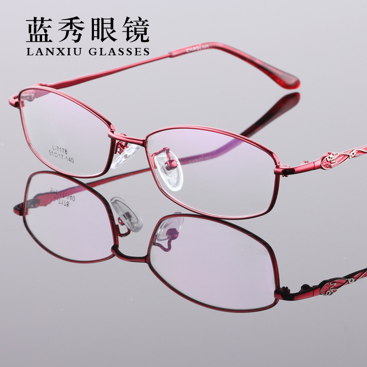 女士眼鏡架金屬眼鏡架全框品牌眼鏡框近視眼鏡光學鏡架7178工廠,批發,進口,代購