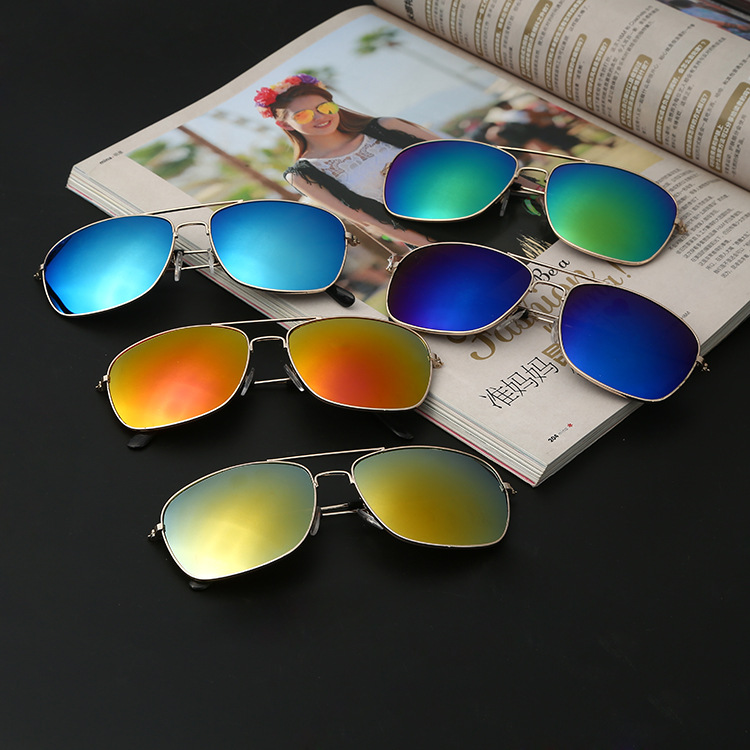 廠傢直銷 2016男女新款太陽鏡 炫彩反光太陽眼鏡墨鏡速賣通眼鏡批發・進口・工廠・代買・代購