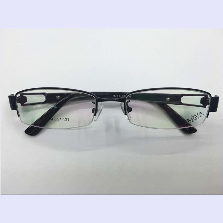 時尚男士近視眼鏡框批發1887新款光學眼睛框架金屬半框眼鏡架批發・進口・工廠・代買・代購