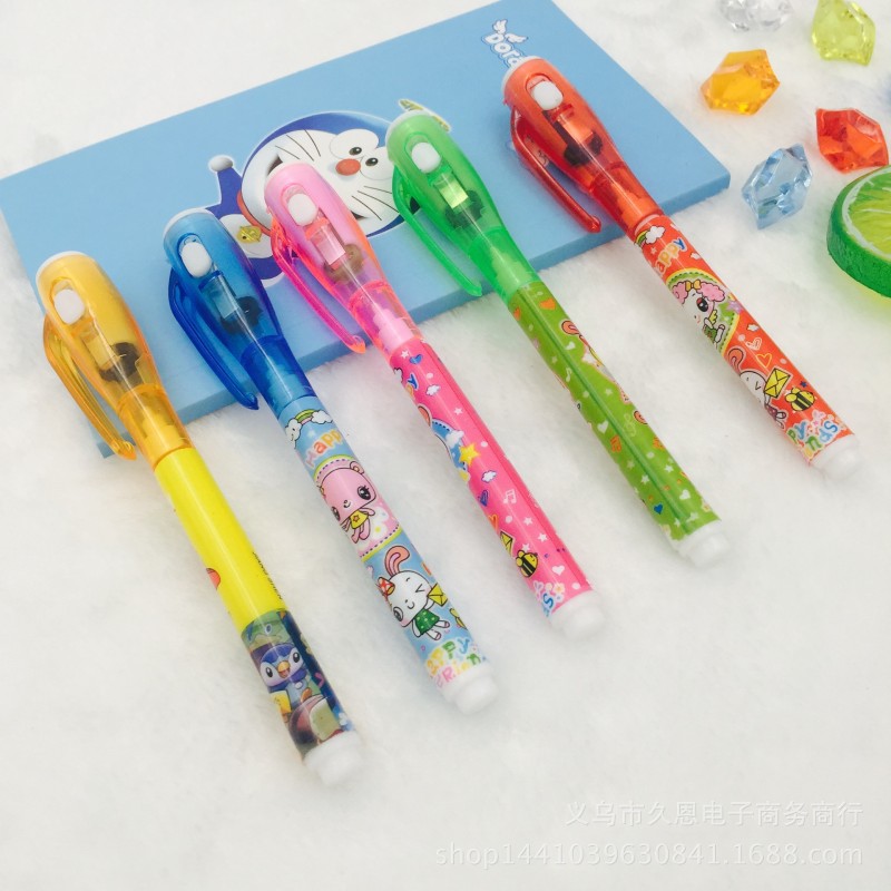 創意小禮品 驗鈔燈 魔法隱形 保密筆 UV 二元店 塑料筆批發・進口・工廠・代買・代購