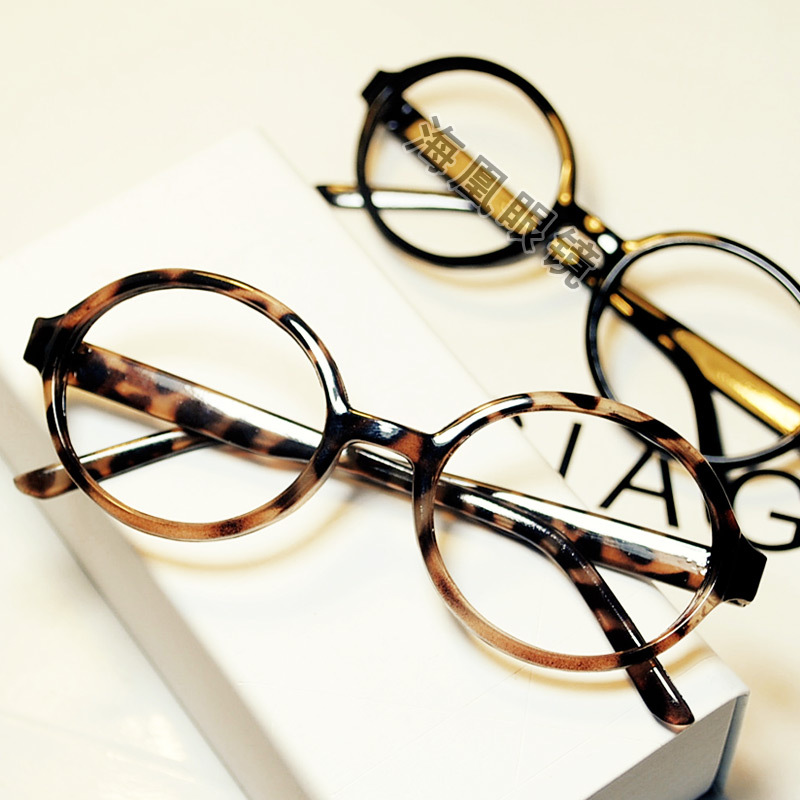 阿拉蕾橢圓框眼鏡框架圓形非主流復古男女款潮裝飾無鏡片批發・進口・工廠・代買・代購