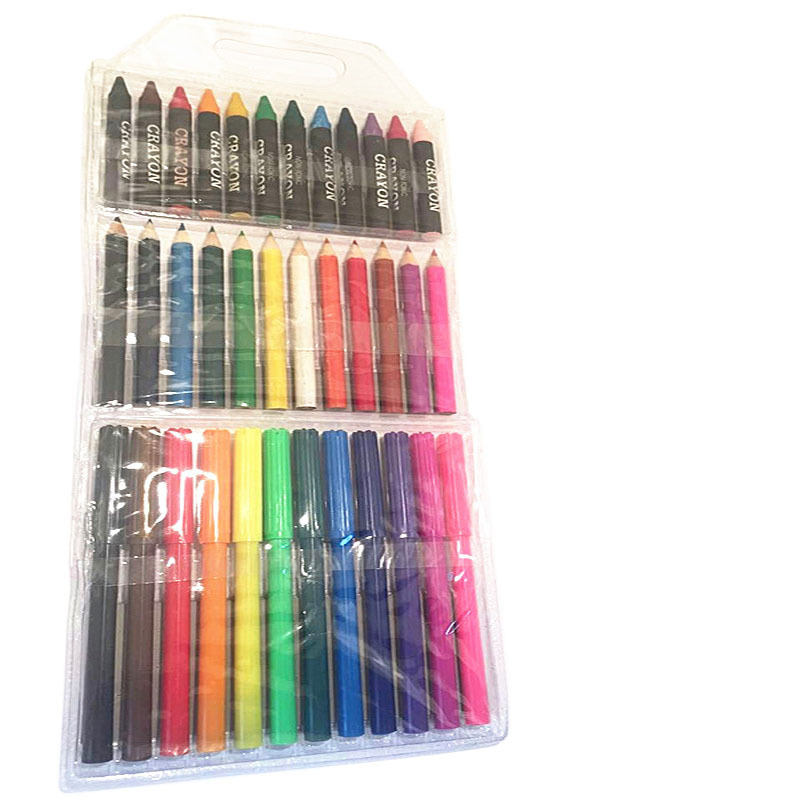 XT-12+12+12 12色套裝文具筆，兒童書寫繪畫用品批發・進口・工廠・代買・代購