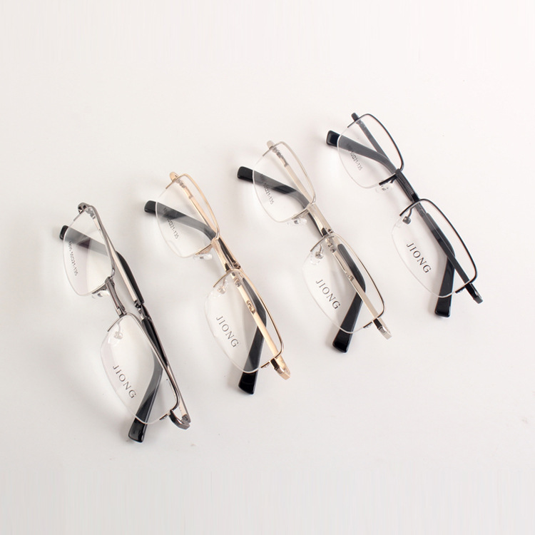 JIONG  金屬男款 半框近視眼鏡架 折疊鏡框 厚金電鍍眼鏡批發8895工廠,批發,進口,代購