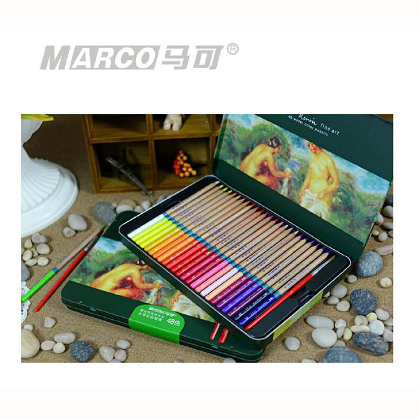 MARCO/馬可 雷諾阿3120-48色大師級水溶性彩色鉛筆 鐵盒裝工廠,批發,進口,代購