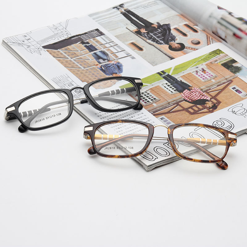 男女款配近視框架平光裝飾眼鏡韓版潮流復古方框2810眼鏡框架批發批發・進口・工廠・代買・代購