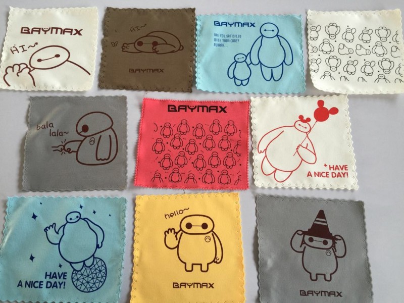 2015超萌大白baymax眼鏡佈 鹿皮高纖維擦鏡佈 擦拭相機屏幕佈批發・進口・工廠・代買・代購