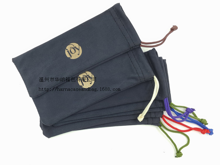 超細纖維收口袋，束口眼鏡袋單色印刷價格實惠，大小尺寸勻可訂做批發・進口・工廠・代買・代購