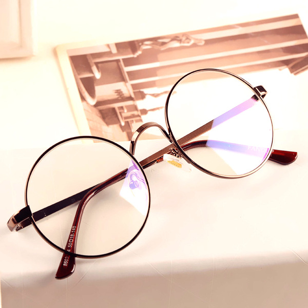 2016新款復古全框圓形眼鏡框 韓版金屬眼鏡架平光眼鏡架批發批發・進口・工廠・代買・代購