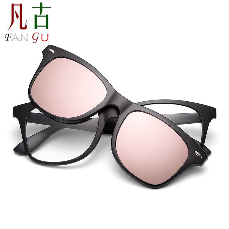 TR90套鏡近視眼鏡框2208男女士偏光太陽鏡墨鏡磁吸套鏡框架平光鏡批發・進口・工廠・代買・代購