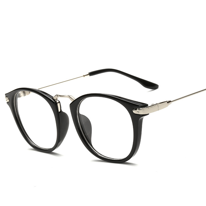 新款文藝復古眼鏡框金屬文藝平光鏡大框方形眼鏡框工廠,批發,進口,代購