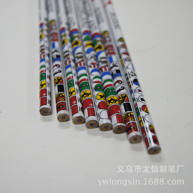 木製HB鉛筆    帶橡皮頭學生用寫字筆    廠傢直銷環保鉛筆批發・進口・工廠・代買・代購