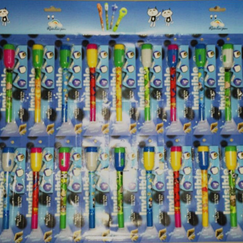 卡通電子驗鈔筆韓版大頭筆多功能筆led燈低價促銷吸卡裝工廠,批發,進口,代購