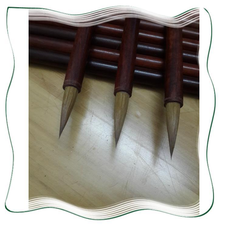 專業供應質量保證傳統毛筆荷香韻蠅頭小楷小號檀木桿小楷狼毫工廠,批發,進口,代購