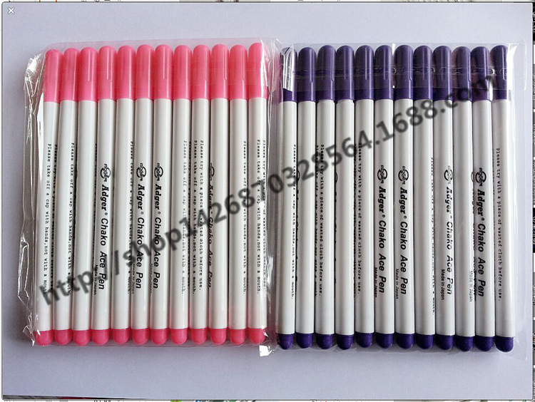 日本Adger氣消筆 褪色筆 自動退色筆消失筆 水溶筆 粉紅色氣消筆工廠,批發,進口,代購