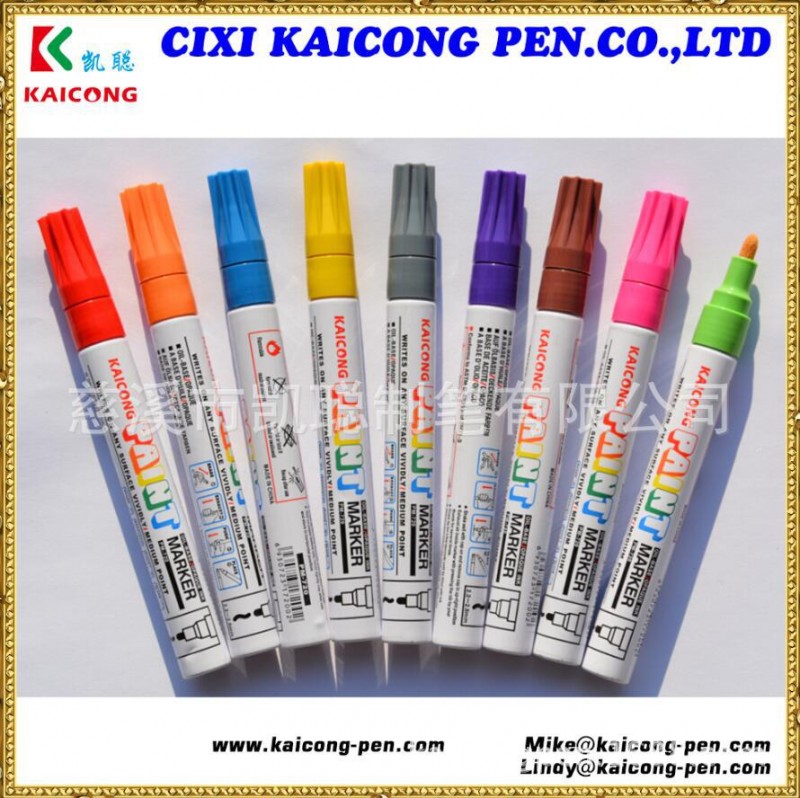 中號環保無毒低氣味油性鋁桿油漆筆 輪胎筆 漆油筆 Paint marker工廠,批發,進口,代購