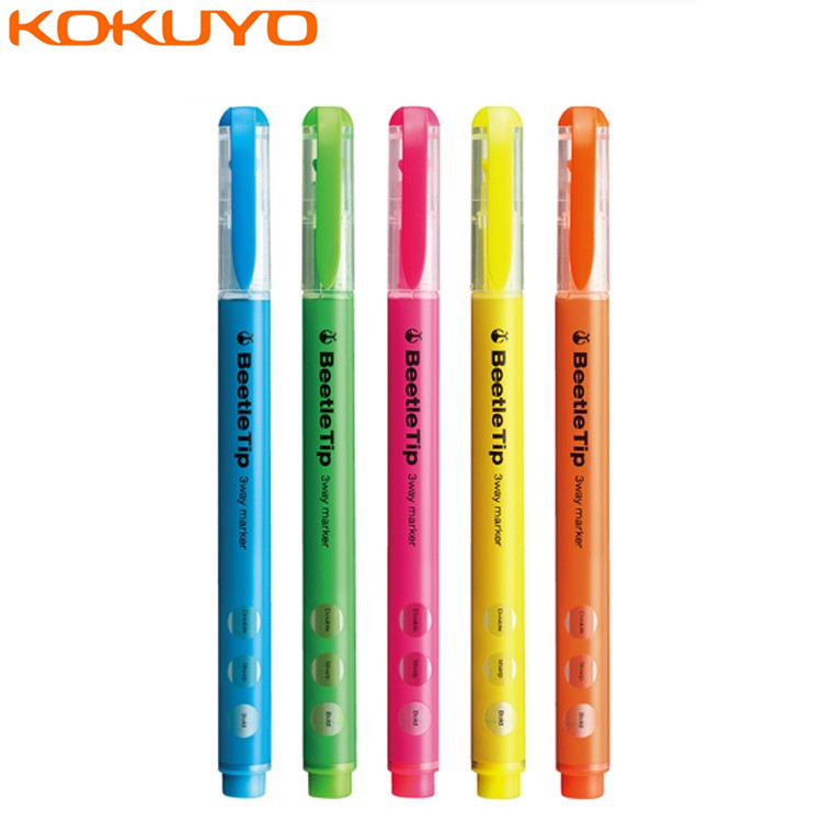 KOKUYO國譽日本文具學生甲殼蟲熒光筆BeetleTip國譽PM-L301熒光筆工廠,批發,進口,代購