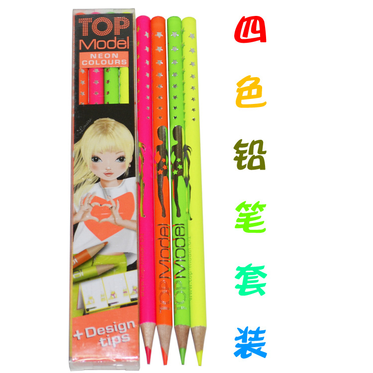 正版德國TOPModel繪畫本四色鉛筆套裝47911孩子禮物工廠,批發,進口,代購