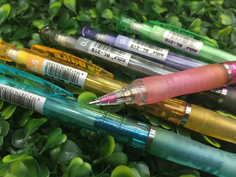 廠傢直銷百樂BL-219自動鉛筆6色 0.5mm 彩色透明桿活動鉛筆批發工廠,批發,進口,代購