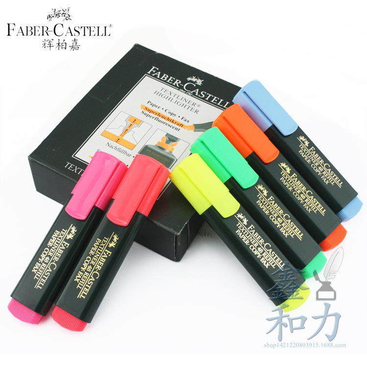 Faber-Castell德國輝柏嘉 1548飛柏熒光筆 重點筆 標記筆 醒目筆工廠,批發,進口,代購