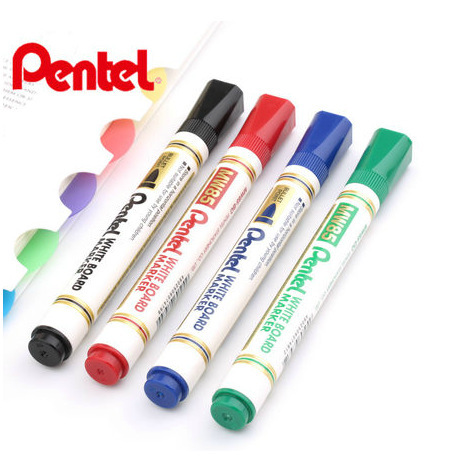 天樂筆世界 pentel/派通MW85白板筆 水性記號筆 輕松書寫易擦除工廠,批發,進口,代購