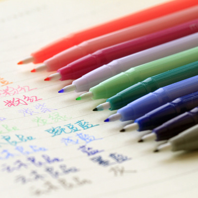 韓國文具慕娜美3000彩色中性筆水彩筆水性筆水筆纖維筆學生用品批發・進口・工廠・代買・代購