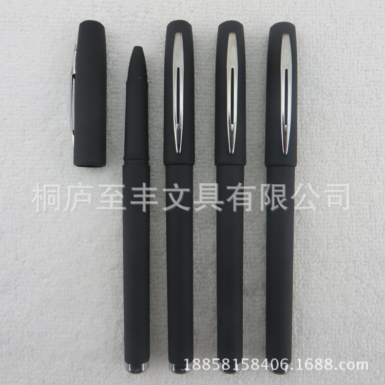廠傢 中性筆廣告筆定製LOGO 金屬掛鉤商務展會禮品促銷水筆辦公工廠,批發,進口,代購