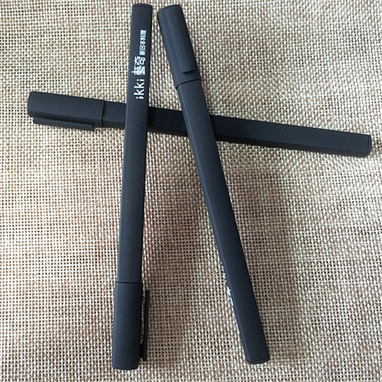 廣告塑料噴膠方型筆 四方形筆 創意廣告筆 方筆圓珠筆 定製LOGO工廠,批發,進口,代購