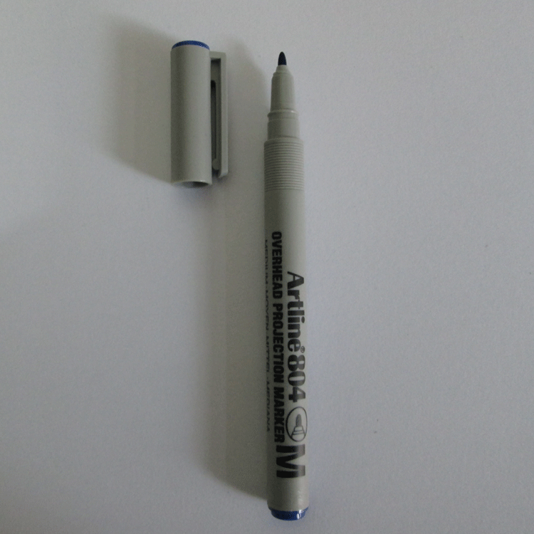 原裝  雅麗EK-804幻燈筆 可用水沖洗記號筆  水性墨水筆   打點筆批發・進口・工廠・代買・代購