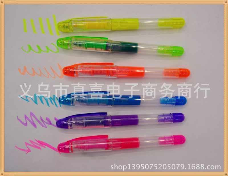 廠傢直銷學生，辦公用筆 創意液體熒光筆 辦公用6色斜頭記號筆工廠,批發,進口,代購