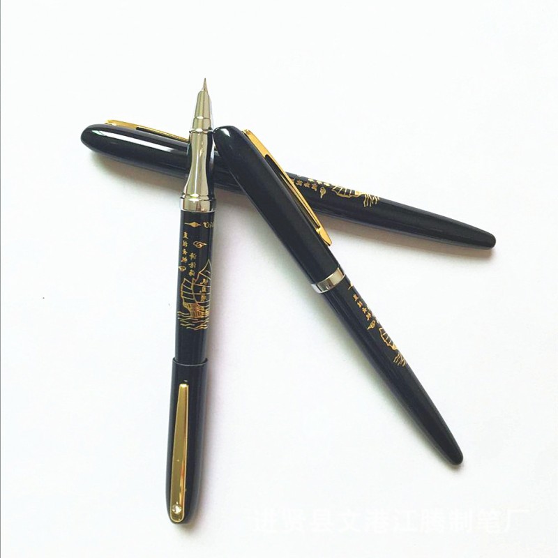 金屬簽字鋼筆  小尖禮品鋼筆  可定製logo  廠傢直銷  財會用筆批發・進口・工廠・代買・代購