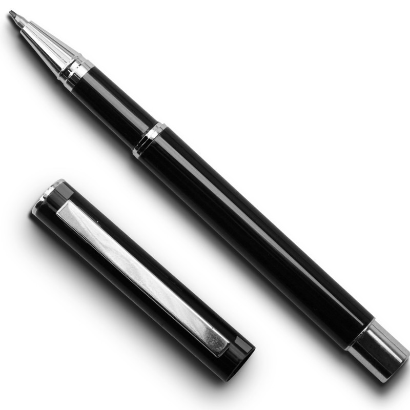 Deli/得力S80中性筆 全金屬筆桿 金屬筆尖 簽字筆商務 碳素筆工廠,批發,進口,代購