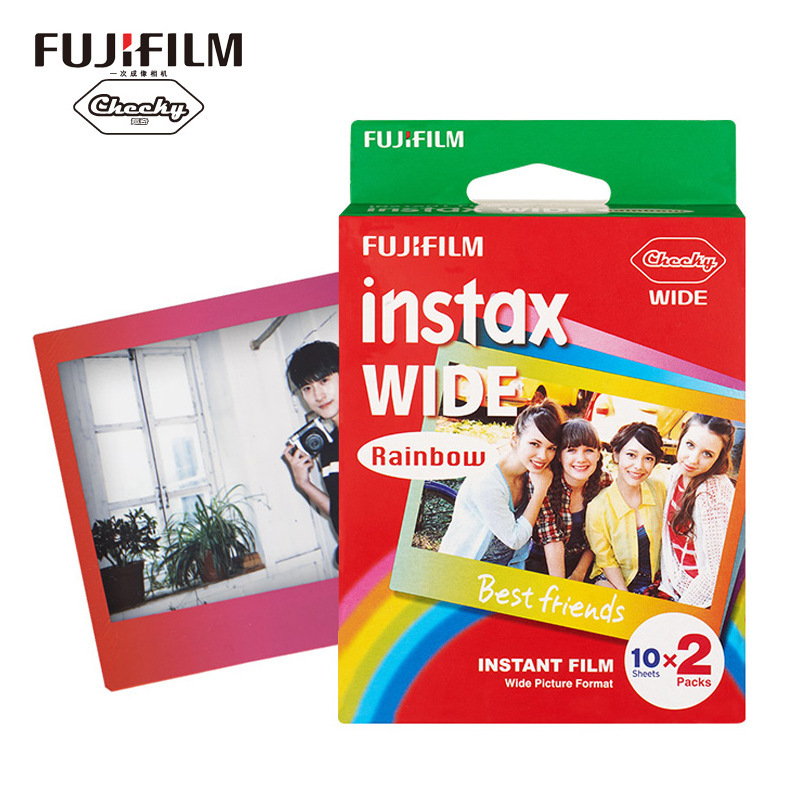 拍立得5寸相片膠片 instax wide寬屏相紙 富士200彩虹膠片（雙）批發・進口・工廠・代買・代購