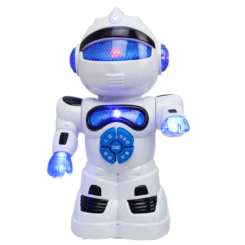 電動智能旋轉機器人故事機 會講故事唱歌跳舞 兒童多功能早教玩具工廠,批發,進口,代購