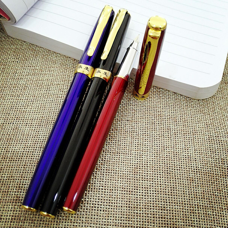正品英雄永生 金屬鋼筆 高檔墨水 練字帖筆 可來樣定製工廠,批發,進口,代購