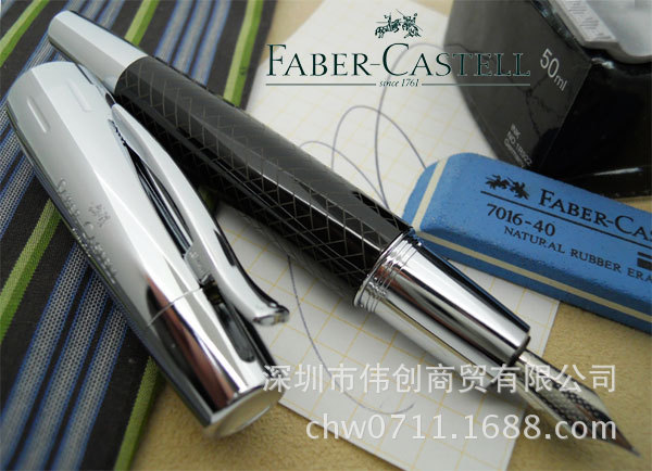 德國 輝柏嘉 尚品系列 斜紋 黑色 鋼筆 F尖 墨水筆 148241工廠,批發,進口,代購