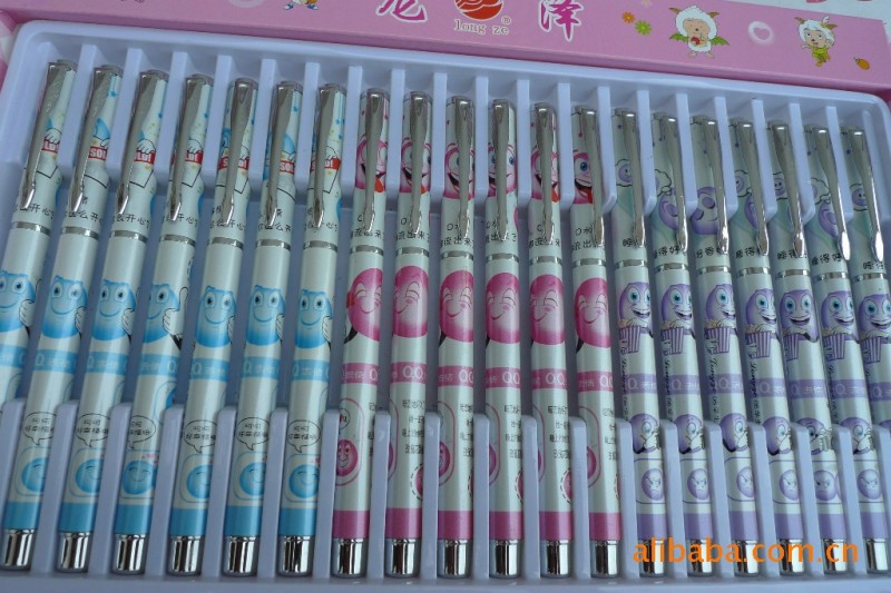 上海龍澤QQ表情06型學生時尚卡通筆工廠,批發,進口,代購
