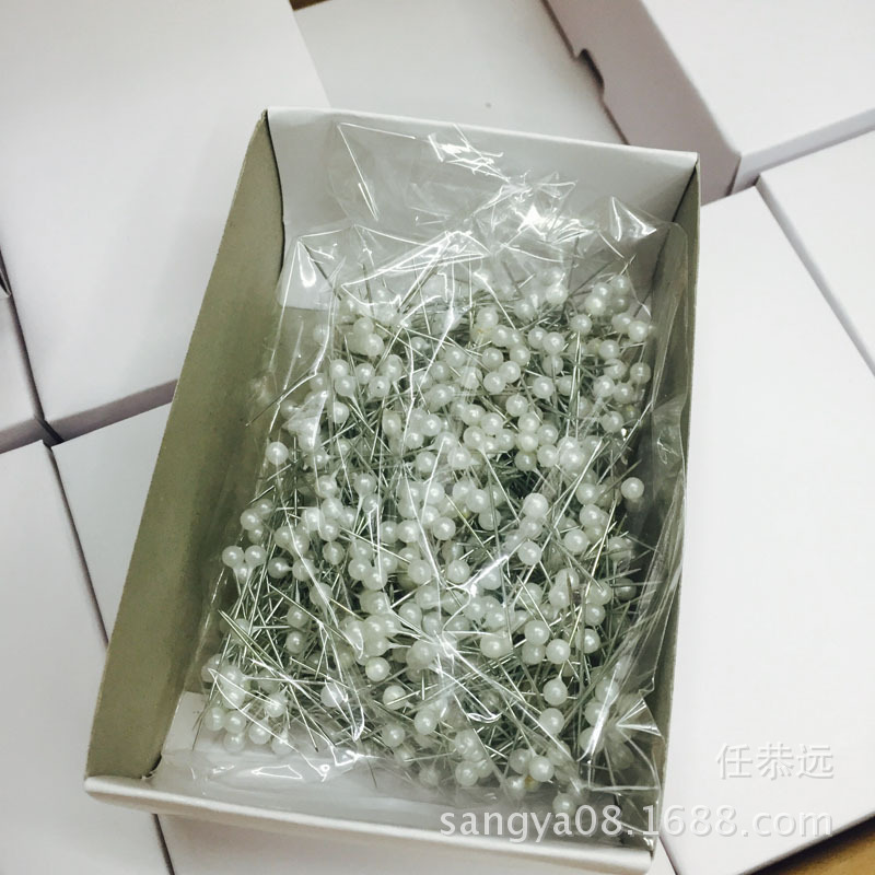 800散裝白色珠光針大頭針白色盒裝珠針4萬每箱批發・進口・工廠・代買・代購