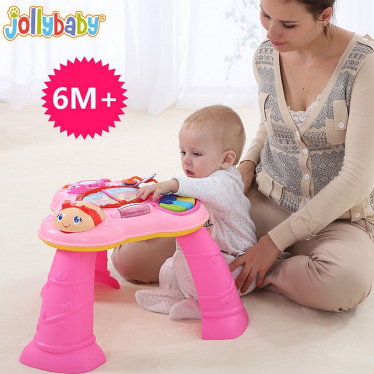 jollybaby多功能早教機學習桌寶寶益智嬰幼兒玩具趣味音樂遊戲臺批發・進口・工廠・代買・代購