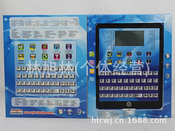 觸屏IPAD玩具英阿法文語音發聲學習機 兒童學習益智玩具工廠,批發,進口,代購