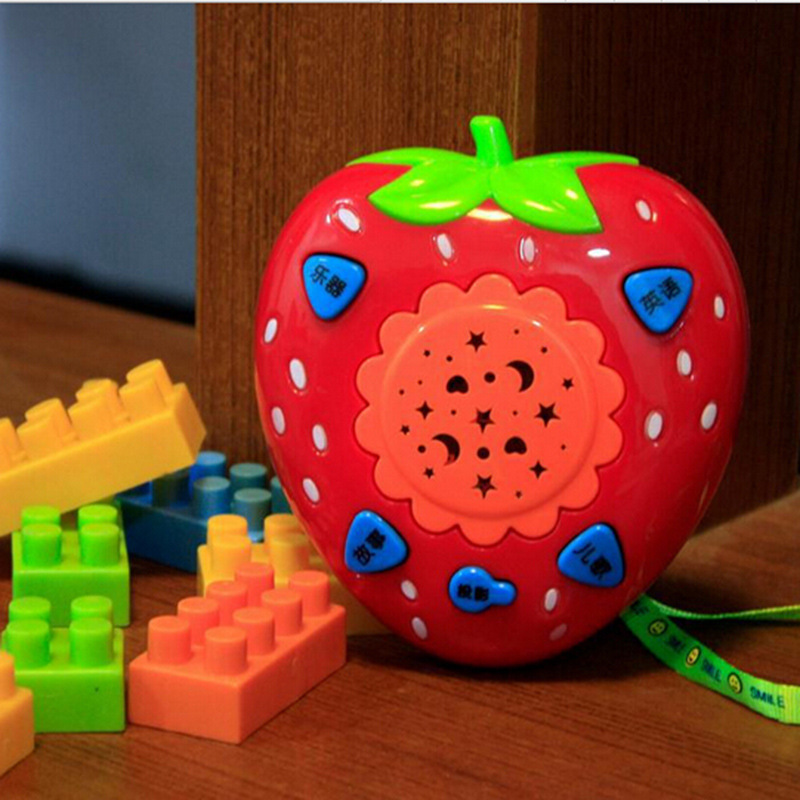 草莓星空投影故事機嬰幼兒 多功能益智早教學習故事機兒童玩具批發・進口・工廠・代買・代購