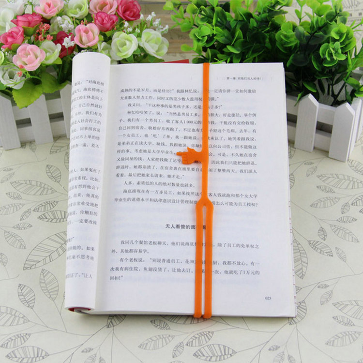 創意矽膠書簽 矽膠手指書夾紮帶 彈性環保DIY矽膠書簽 工廠定製批發・進口・工廠・代買・代購