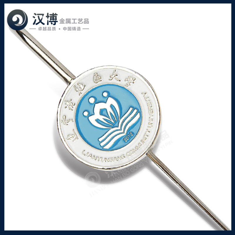 專業定製各種學校紀念烤漆書簽 開模定做logo 創意書簽 工藝品工廠,批發,進口,代購
