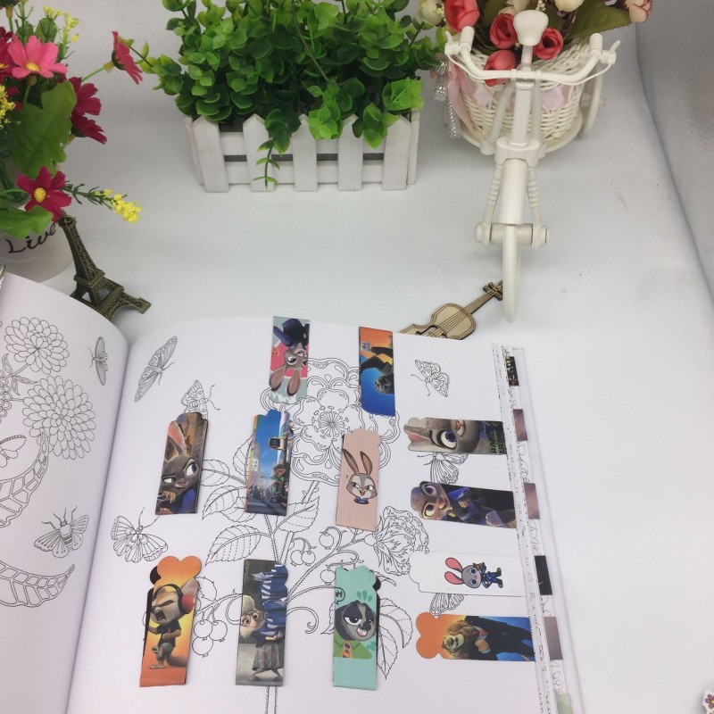 瘋狂動物城書簽也可做冰箱貼工廠,批發,進口,代購