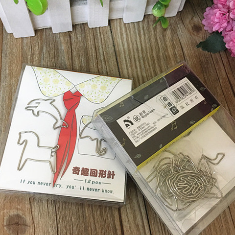 廣州一德路韓國創意文具批發 奇趣回形針4  動物造型金屬書簽1661工廠,批發,進口,代購