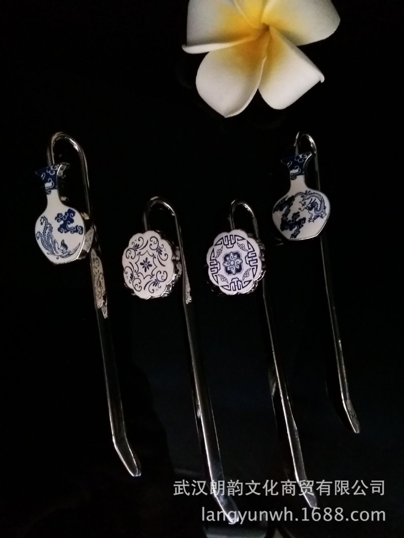 青花書簽（直桿）（商務會展，廣告促銷類禮品）工廠,批發,進口,代購