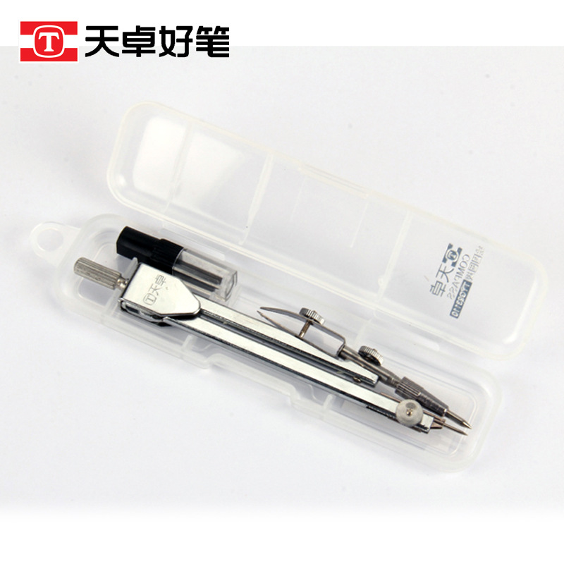 天卓93110全金屬多功能繪圖圓規 學生用品 考試必備 高品質圓規工廠,批發,進口,代購