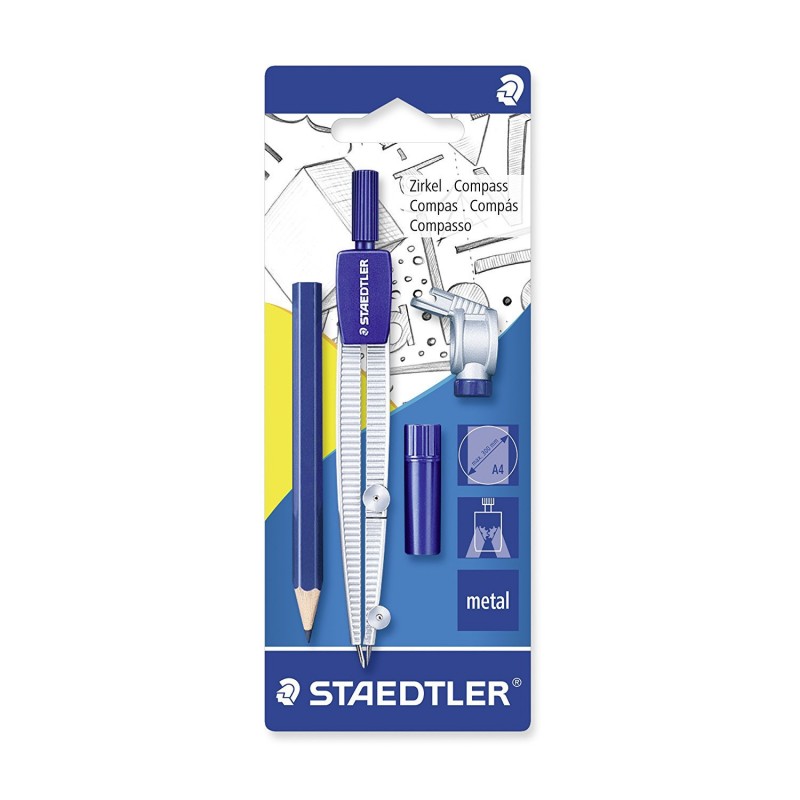 STAEDTLER 施德樓 550 60BK 圓規學生繪圖附針管筆轉介面吊卡裝批發・進口・工廠・代買・代購
